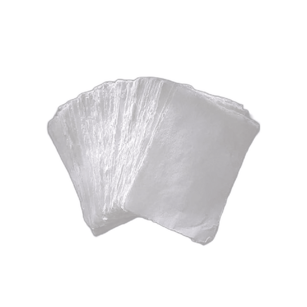 ETailor Papel blanco hecho a mano con borde de cubierta en