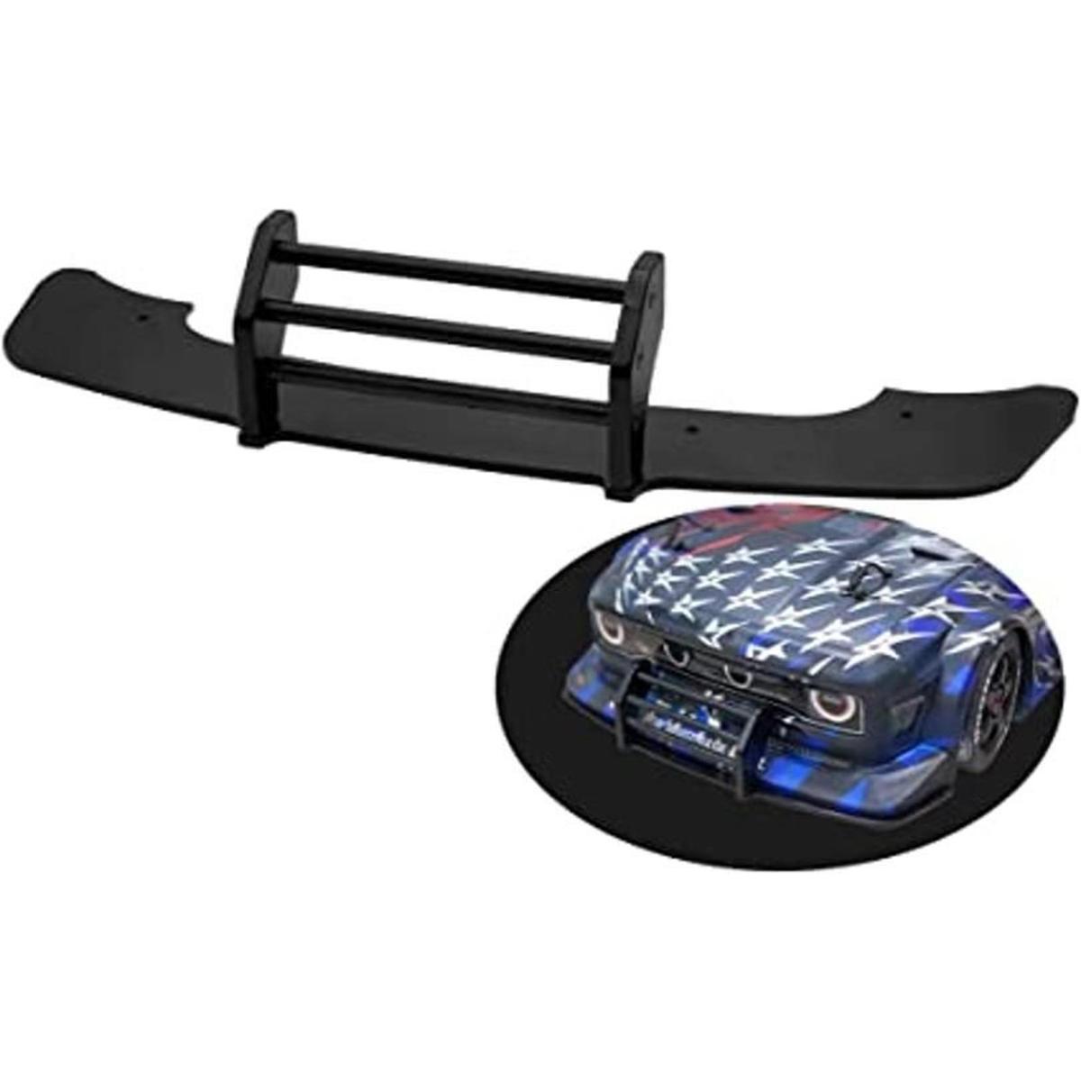 Globact Parachoques delantero de aluminio con tornillos de
