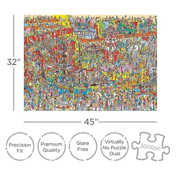 Aquarius Wheres Waldo rompecabezas de 3000 piezas_2