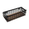 MyGift Juego de 2 cestas decorativas pequeñas de alambre