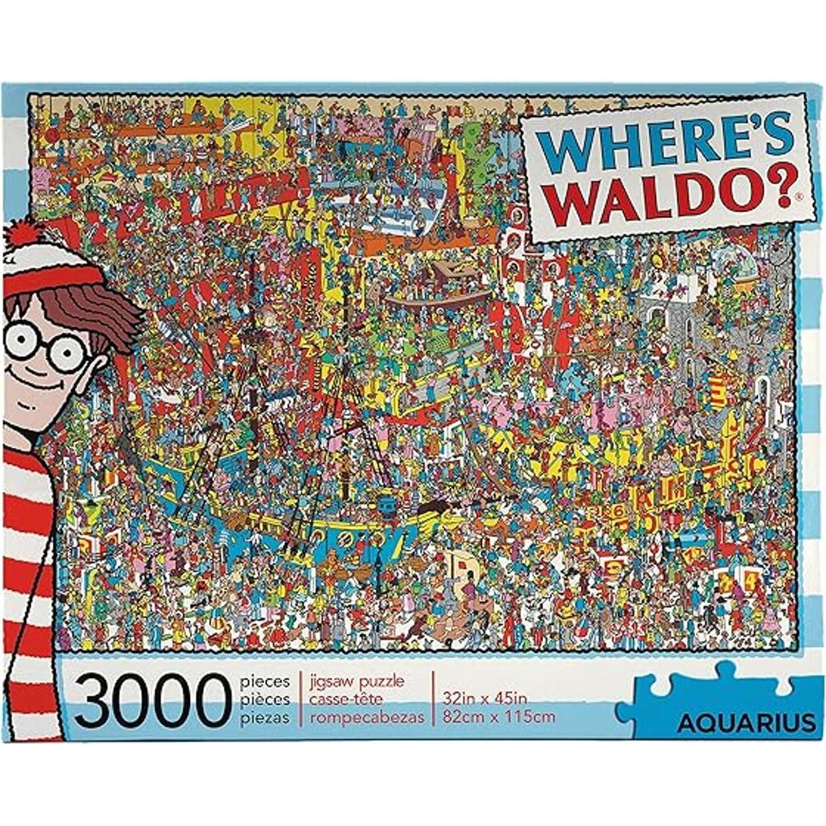 Aquarius Wheres Waldo rompecabezas de 3000 piezas