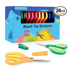 Huhuhero Tijeras para niños tijeras de seguridad pequeñas