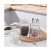 KMwares Juego de 3 botes de cristal de calidad premium