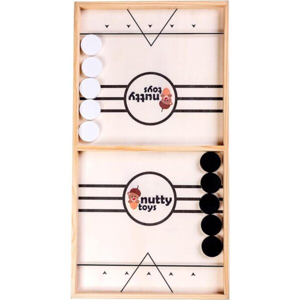 Nutty Toys Sling Puck Family Game XL Batalla de mesa_3