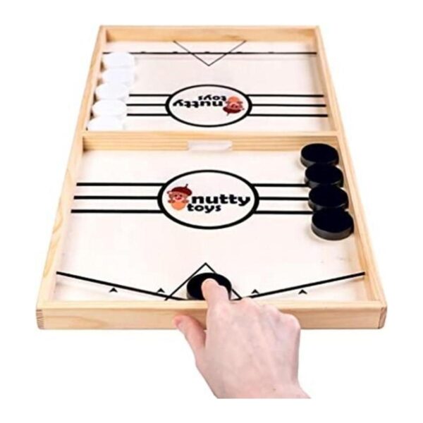 Nutty Toys Sling Puck Family Game XL Batalla de mesa_1