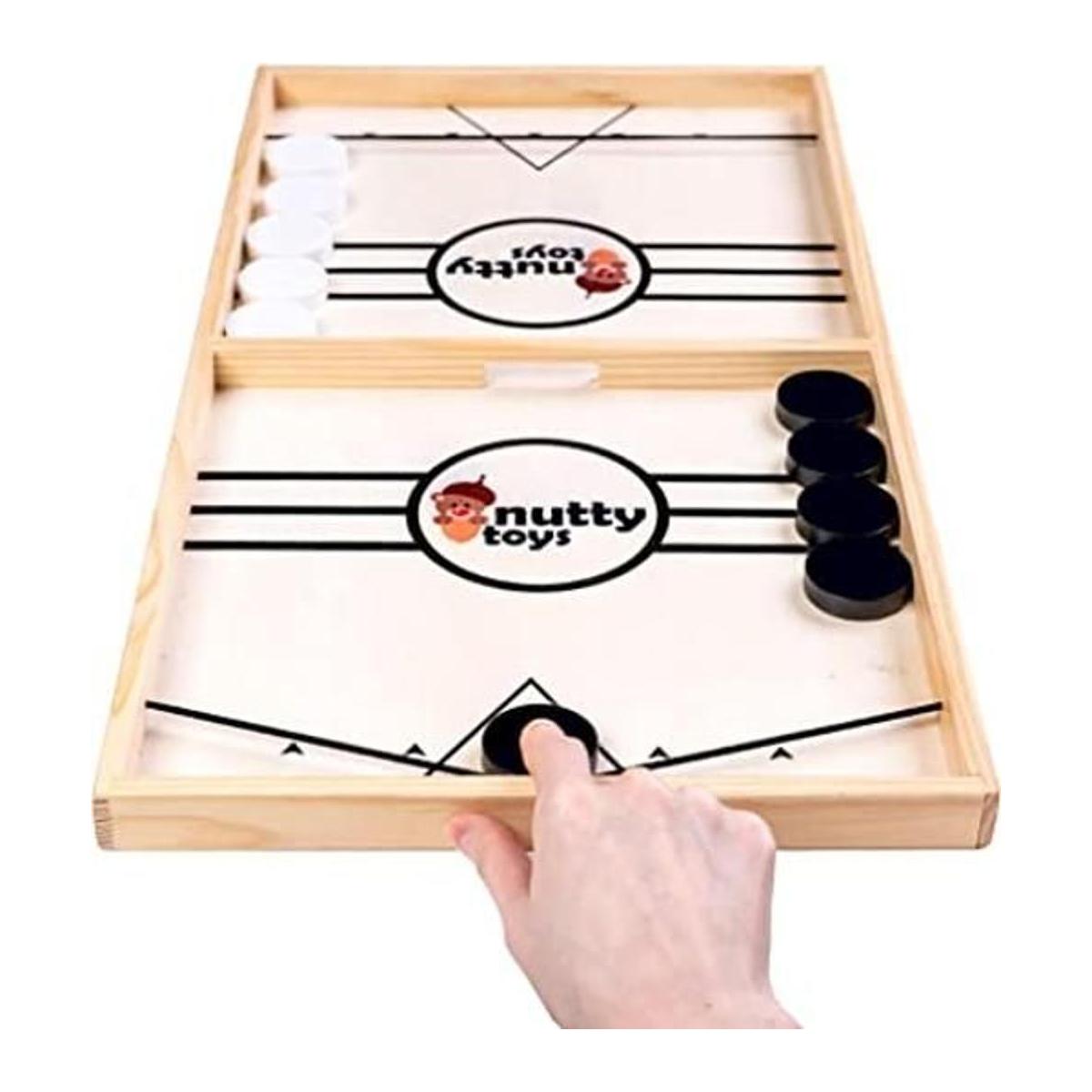 Nutty Toys Sling Puck Family Game XL Batalla de mesa