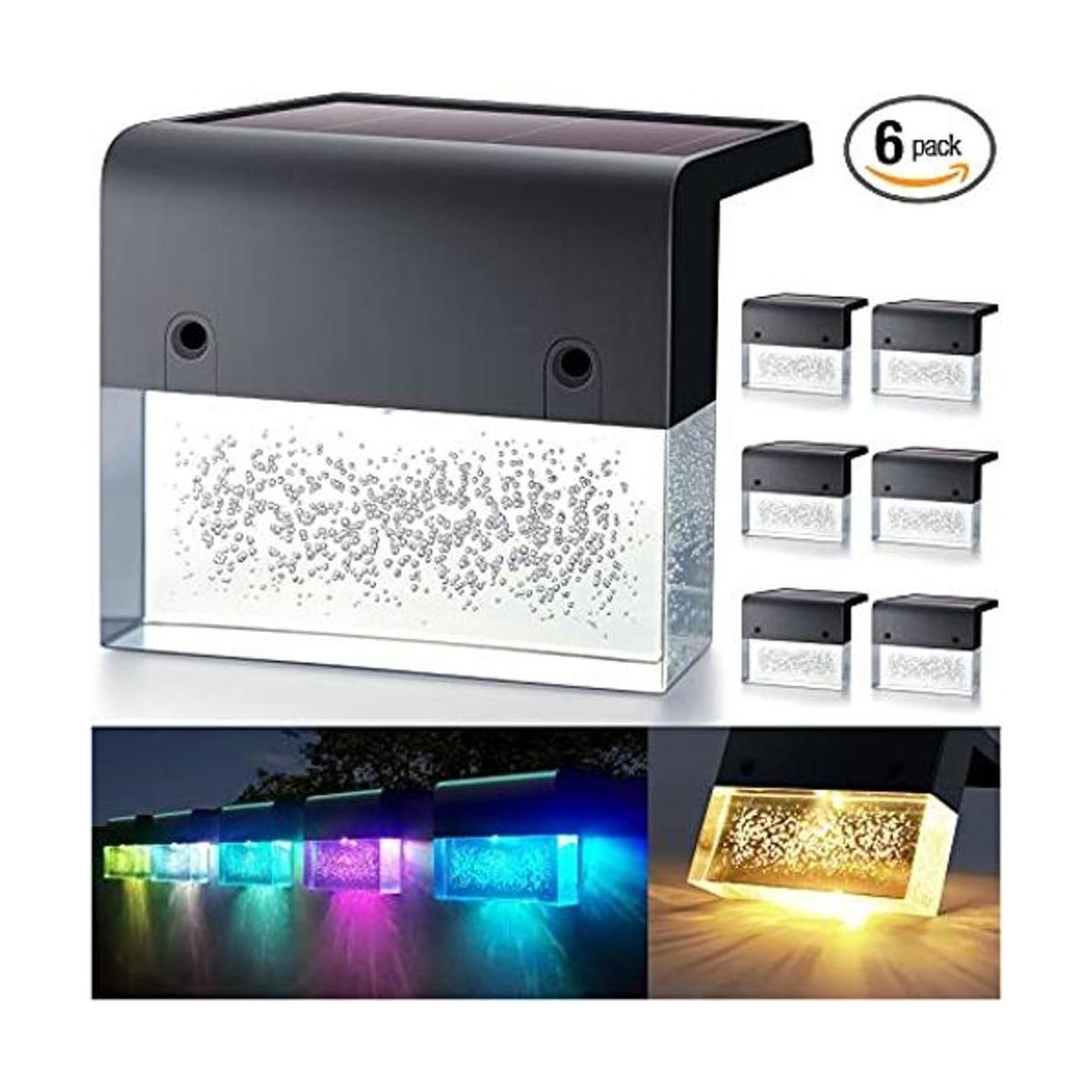 DenicMic Luces solares de terraza para exteriores en