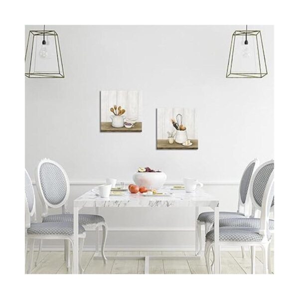 DuoBaorom Juego de 2 piezas de cocina arte de pared_2