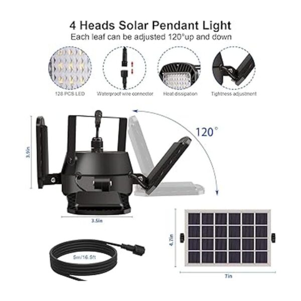Luz solar para interiores y exteriores sensor de_3