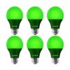 Luxrite Bombilla LED verde A19 equivalente a 60 W no_1