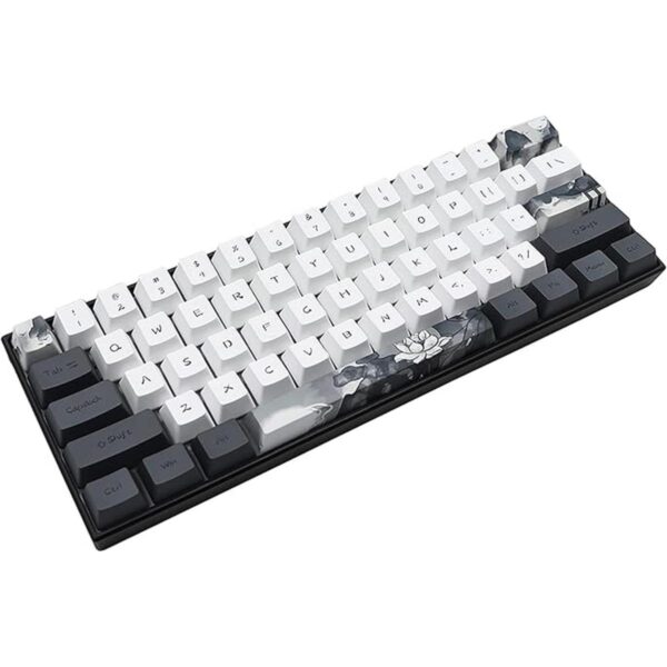 MOLGRIA Ink Lotus Keycaps 124 juegos de teclas_1