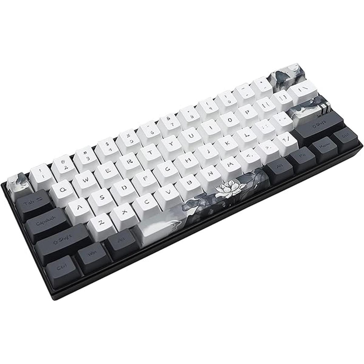 MOLGRIA Ink Lotus Keycaps 124 juegos de teclas