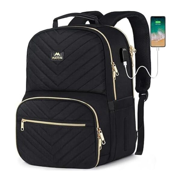 Mochila de almuerzo para mujer 15.6 pulgadas resistente_1