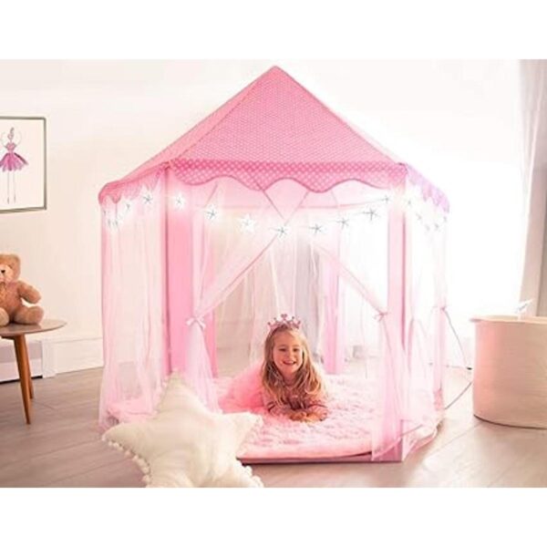 Tienda de campaña de princesa para niños 55 x 53 pulgadas_3