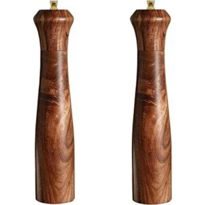 Juego de molinillo de madera de sal y pimienta molinillos