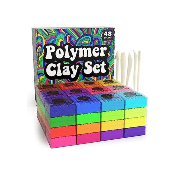 Juego de arcilla polimérica para hornear en horno 48_1