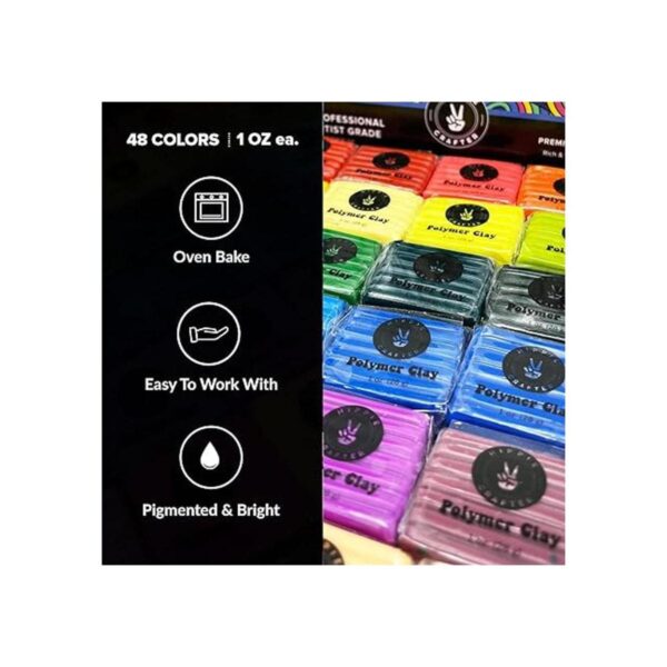 Juego de arcilla polimérica para hornear en horno 48_3