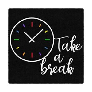 Flagship Carpets Take A Break Reloj de tiempo para niños_1