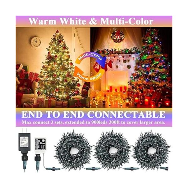 Decute Luces de Navidad que cambian de colores para_4