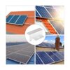 MOUYAT Juego de 24 soportes de montaje para panel solar