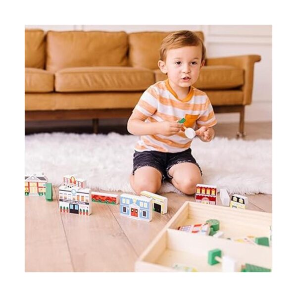 Melissa Doug Juego de madera Town Play FFP_2