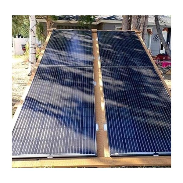 MOUYAT Juego de 24 soportes de montaje para panel solar