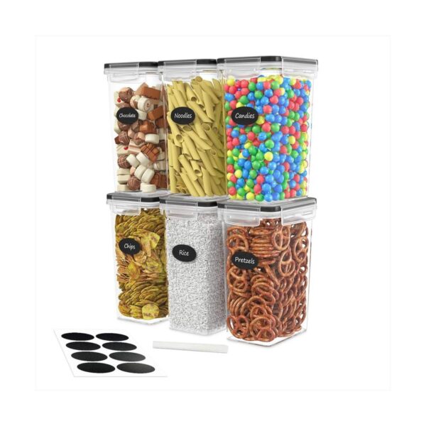 DWLLZA KITCHEN Juego de 6 recipientes herméticos para