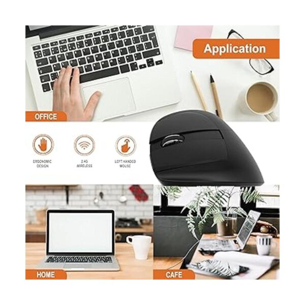 JTech Digital Ratón vertical ergonómico inalámbrico para_3