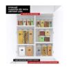 DWLLZA KITCHEN Juego de 6 recipientes herméticos para