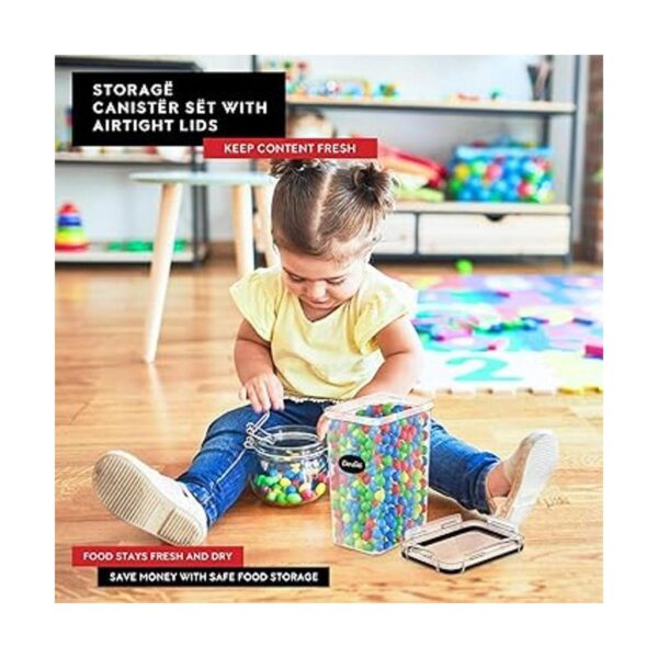 DWLLZA KITCHEN Juego de 6 recipientes herméticos para