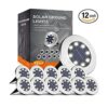 INCX Luces solares para el suelo 12 paquetes de 8 LED_1