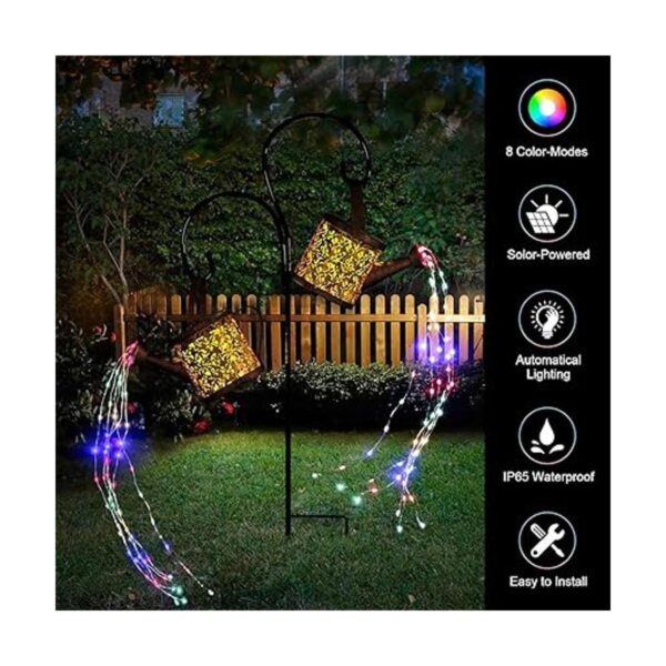 MEREAR Luces solares para regadera al aire libre con 8_2