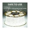 GUOTONG Kit de tira de luz LED de 50 pies impermeable