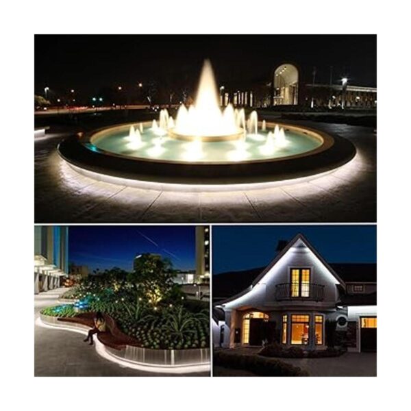 GUOTONG Kit de tira de luz LED de 50 pies impermeable