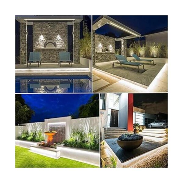 GUOTONG Kit de tira de luz LED de 50 pies impermeable