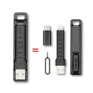 Lever Gear CableKit Cable de carga de llavero compatible_1