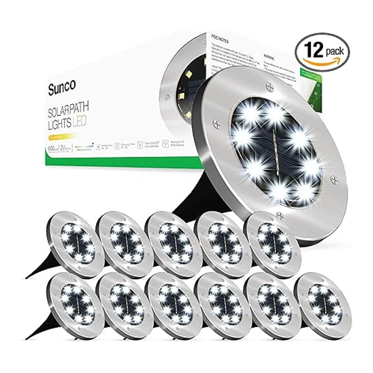 Luces solares para caminos 7K