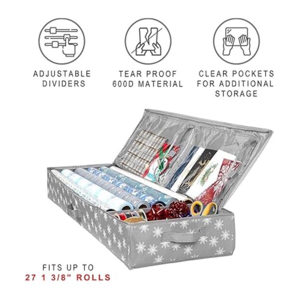 Organizador de almacenamiento de Navidad almacenamiento
