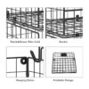 Organizador plegable de 3 niveles para colgar en el