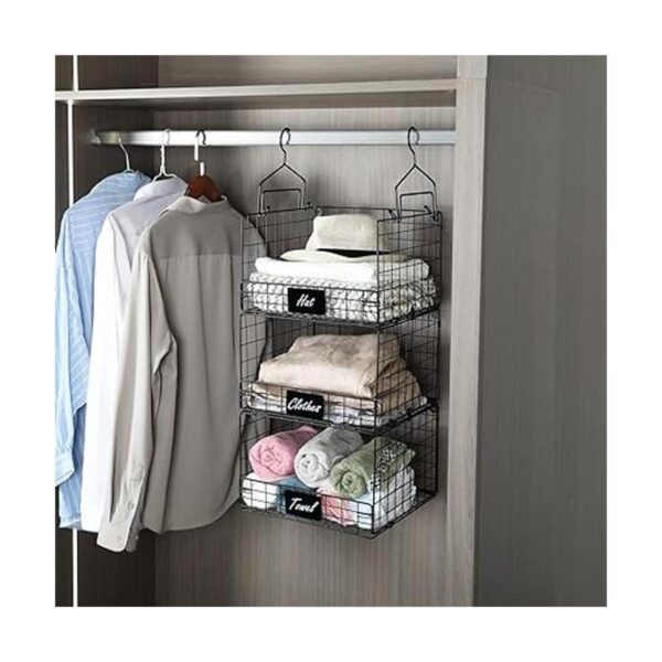 Organizador plegable de 3 niveles para colgar en el