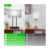 Lámpara de mesa con control táctil y puertos de carga USB_2