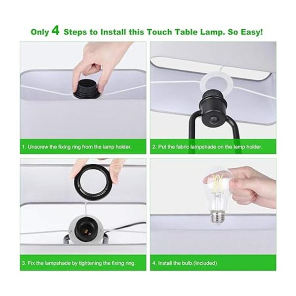 Lámpara de mesa con control táctil y puertos de carga USB_3