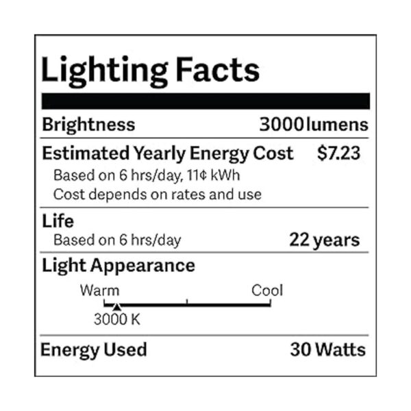 Newhouse Lighting WW30BRZ Luz de inundación LED para