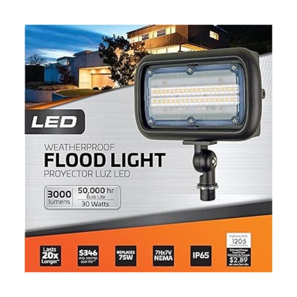 Newhouse Lighting WW30BRZ Luz de inundación LED para