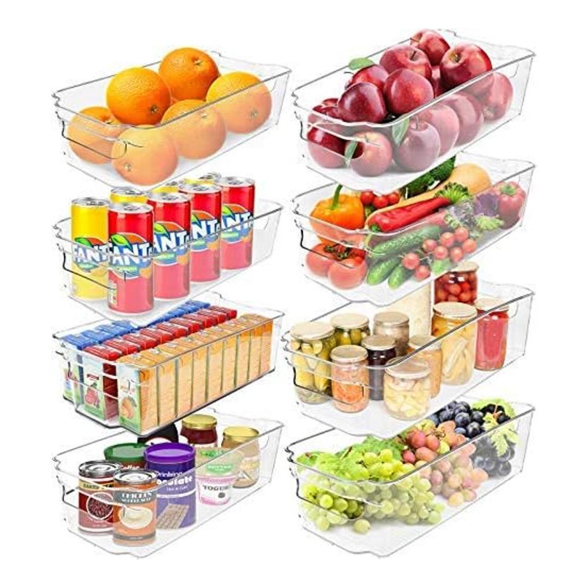 Greenco Contenedores organizadores de refrigerador