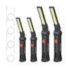 4 luces LED de trabajo COB recargables con base magnética