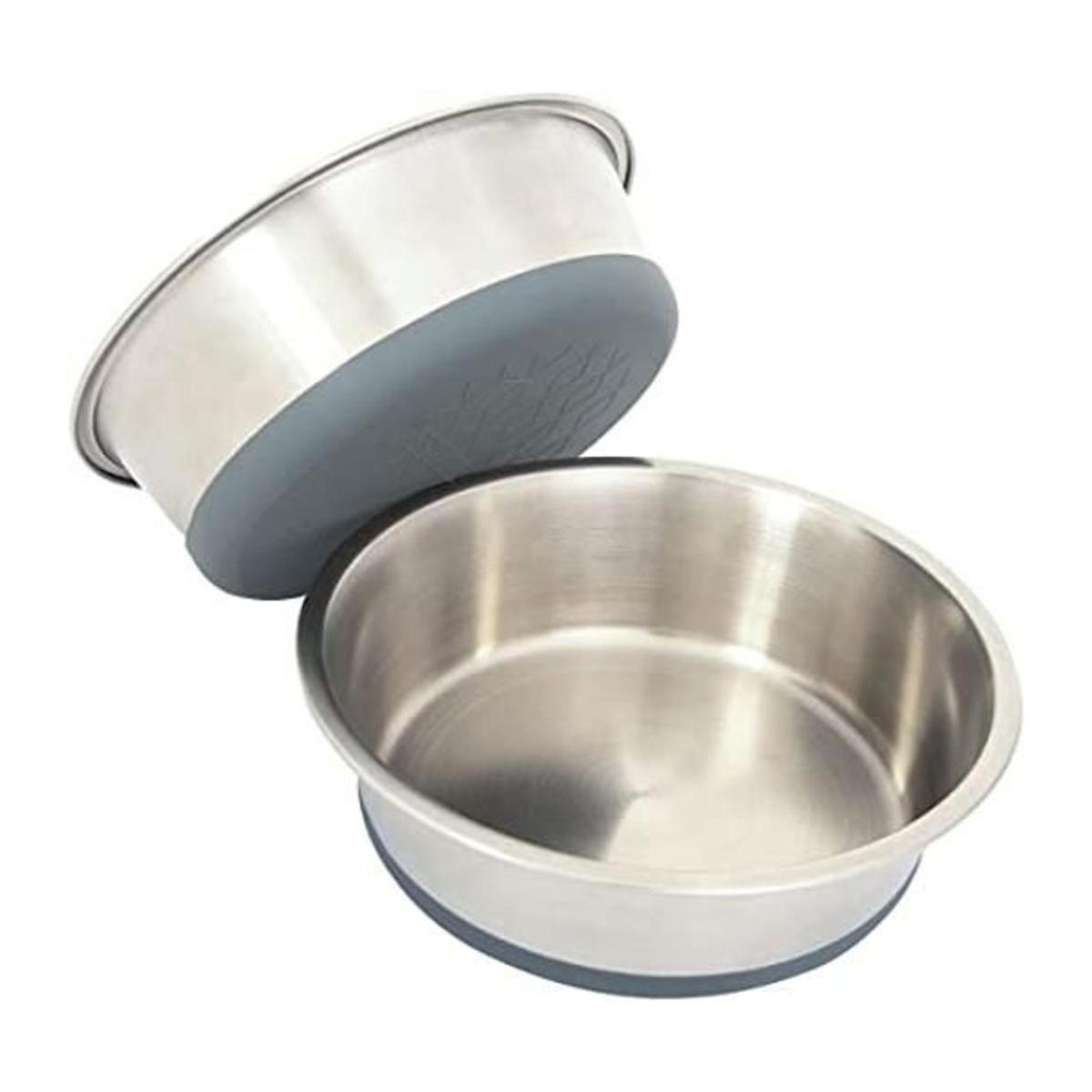 Leashboss Cuenco antideslizante de acero inoxidable para