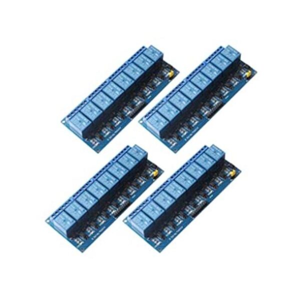 DEVMO 8 canales DC 5V módulo de relé placa 4 paquetes_1