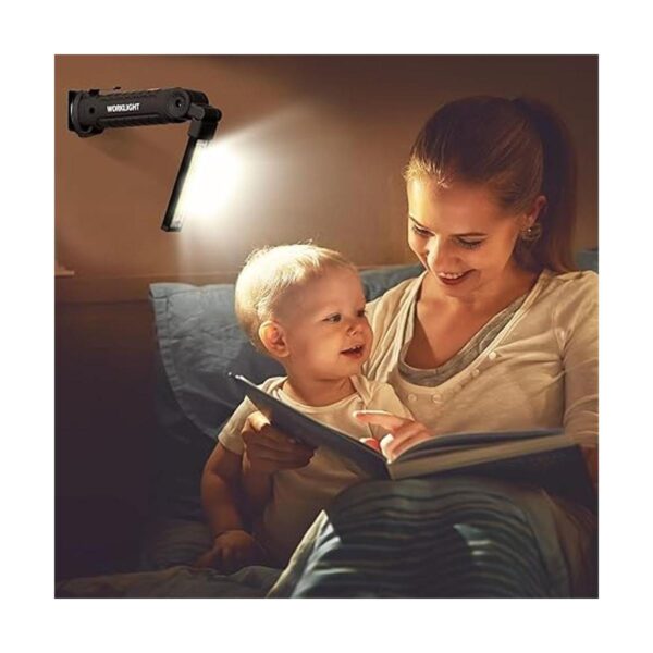 4 luces LED de trabajo COB recargables con base magnética
