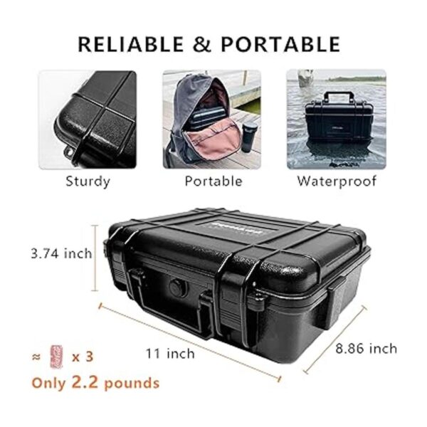 Funda rígida impermeable para DJI Mini 2 compatible con_4